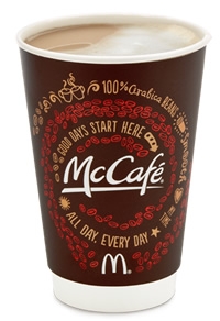 McDonalds McCafe Latte