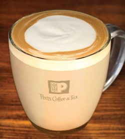 Peet's Caffe Latte
